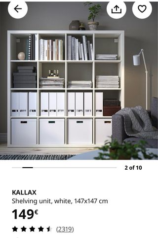 Mueble Estantería Modular Ikea Blanco
