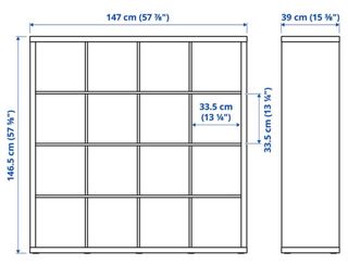Mueble Estantería Modular Ikea Blanco