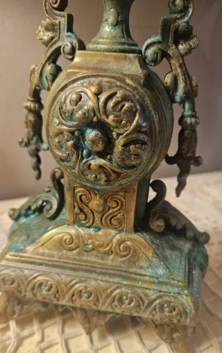 Candelabros de Bronce Antiguos(Siglo XIX)