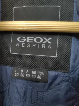 Parka  Geox Hombre Talla L Verde Oliva