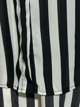 Camicia donna  a righe bianche e nere