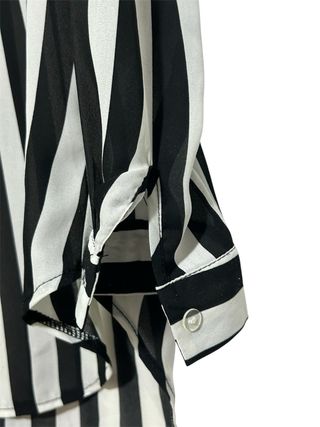 Camicia donna  a righe bianche e nere