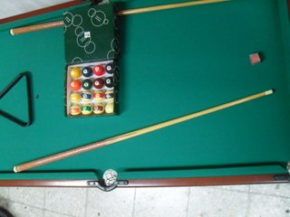 Mesa de billar plegable