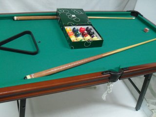 Mesa de billar plegable