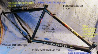 Cuadro Longway Polaris STX RC 24 SPD mtb bici