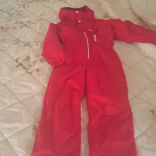 Tuta da sci Decathlon rossa 6 anni