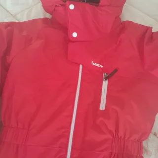 Tuta da sci Decathlon rossa 6 anni