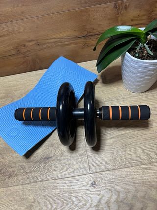 Rueda Abdominal con Esterilla Fitness