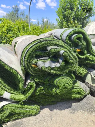 Césped artificial reciclado