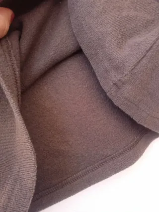 Camiseta cuello vuelto marrón chocolate T: 10 años