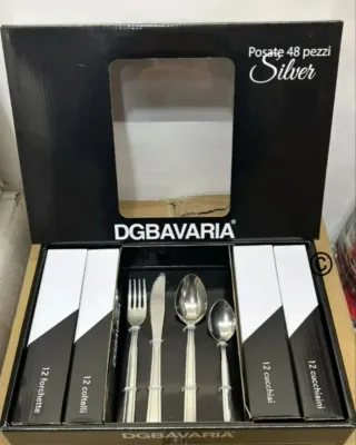 Set Posate 48 Pezzi DGBAVARIA Silver
