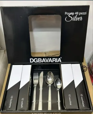Set Posate 48 Pezzi DGBAVARIA Silver