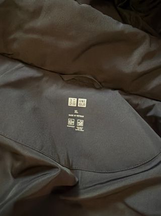 Plumífero Uniqlo Negro Talla XL