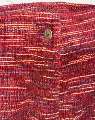 Gonna lunga vintage multicolore S/M con spacco