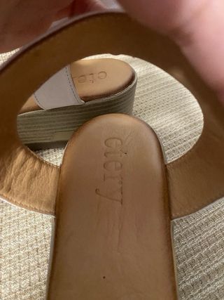 Sandalias de Piel Blancas