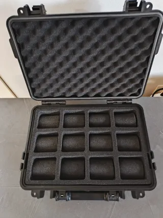 Valigetta porta orologi nera