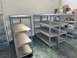 Estantería industrial 4 baldas metal y madera