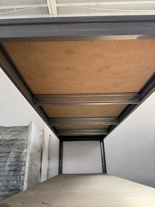 Estantería industrial 4 baldas metal y madera