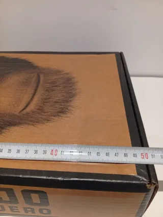 Botellero de cartón con diseño de chimpancé