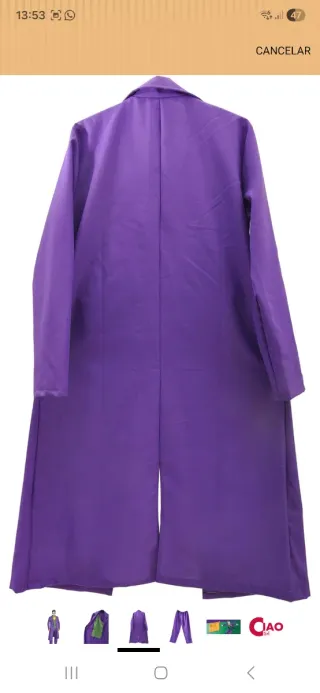 Disfraz Joker Adulto Talla XL