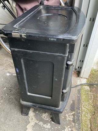 Estufa de aire negra