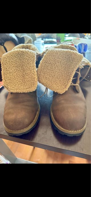 Botas Timberland Ante y Piel Marrón