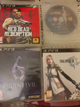 Pack Juegos PS3:  L.A. Noire, RE6, FF13