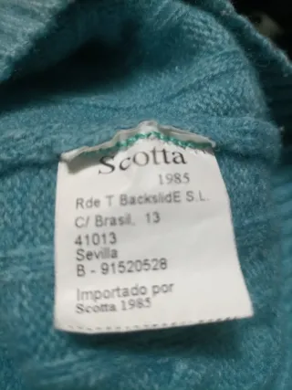 Jersey Scotta Azul Talla L