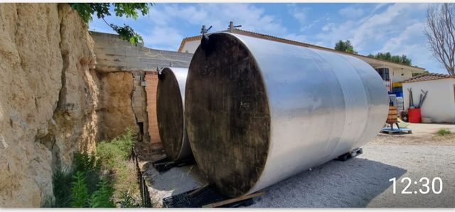 5 Depósitos Acero Inoxidable 30.000L