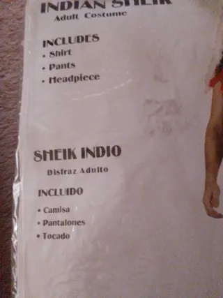 Disfraz Indio Sheik Adulto