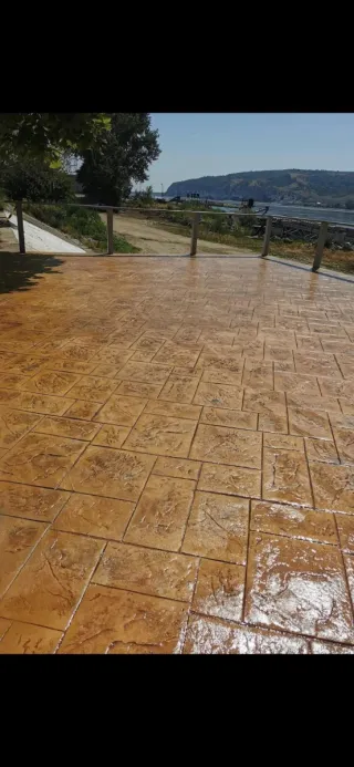 Hormigón impreso para exteriores