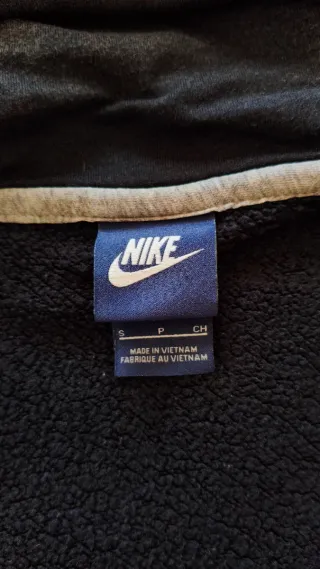 Sudadera Nike Negra con Cremallera y Capucha Talla