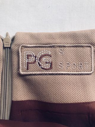 Falda Purificación García Beige y Marrón