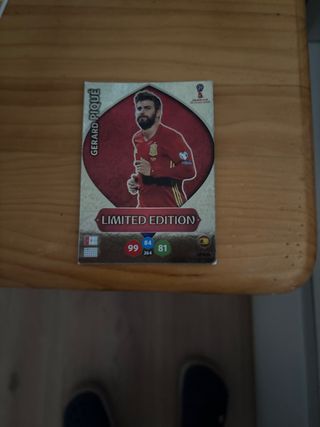 Carta Gerard Piqué Edición Limitada Rusia 2018
