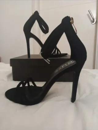 Sandalias RUI Tacón Alto Negro