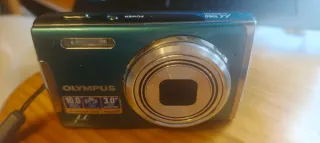 Cámara Olympus Digital Verde/Plata 10MP