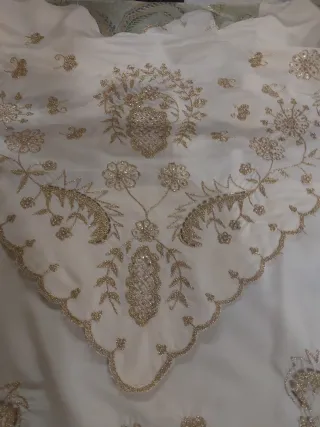 Manteletas Fallera Huertana Doradas