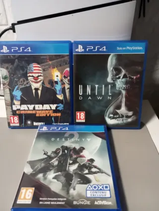 PS4: Until Dawn, Payday 2, Destiny 2