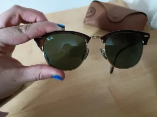 Gafas de Sol Ray-Ban Marrones y Doradas