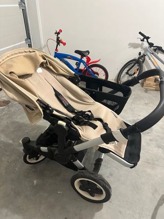 Carrito Gemelar Bugaboo Donkey Beige