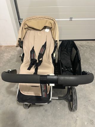 Carrito Gemelar Bugaboo Donkey Beige