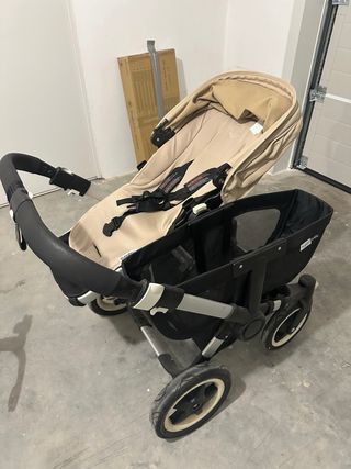 Carrito Gemelar Bugaboo Donkey Beige