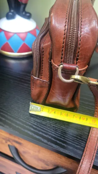 Borsetta The Bridge in pelle marrone