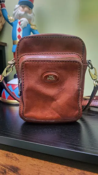 Borsetta The Bridge in pelle marrone