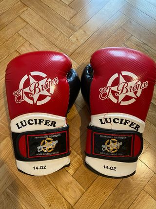 Guantes de Boxeo El Bronx Lucifer 14-OZ