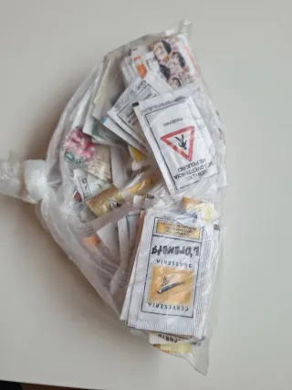 Collezione 200 bustine di zucchero