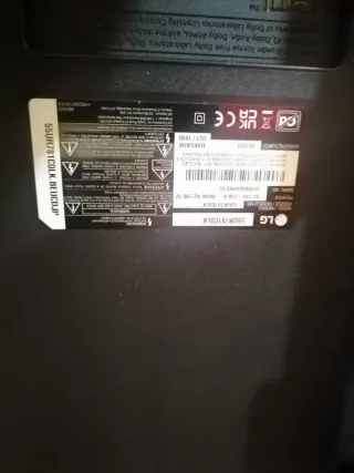 TV LG 55 pantalla rota