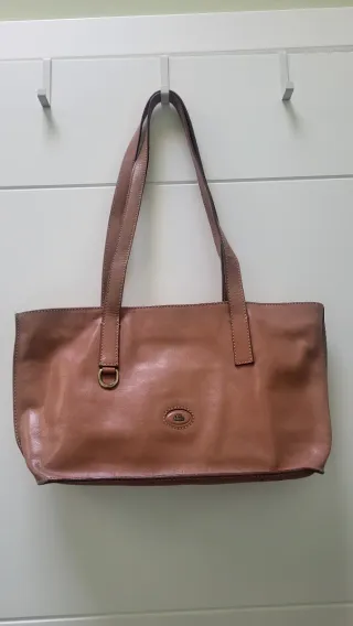 Borsa The Bridge in pelle color cuoio