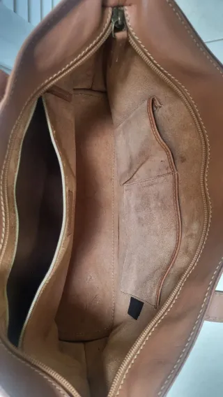 Borsa The Bridge in pelle color cuoio