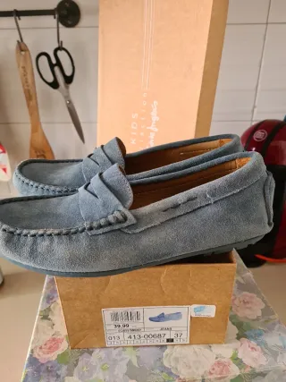 Mocasines azul T:37